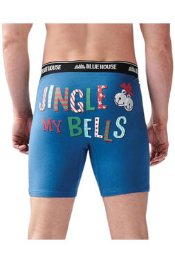 Little Blue House by Hatley Men's Funny Boxer Briefs Jingle My Bells